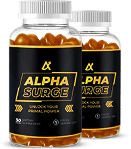 Dos botes de Alpha Surge, de 30 gominolas cada uno