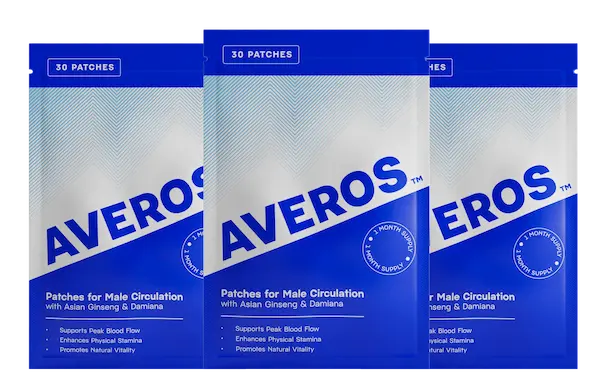 Tres sobres de parches Averos