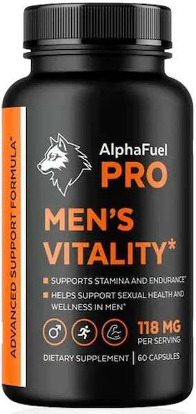 Envase de AlphaFuel Pro