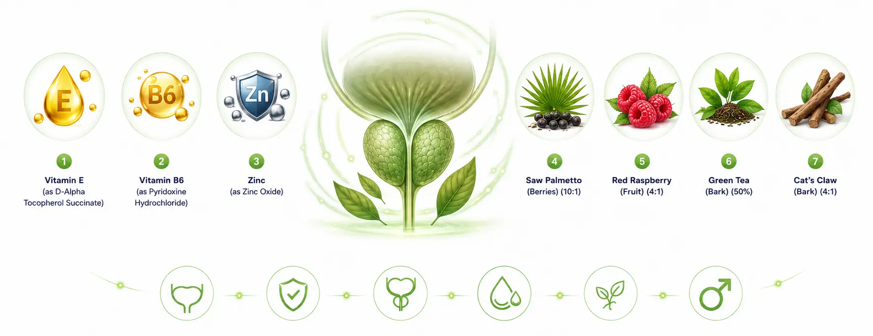 Ingredientes Naturales de ProstaFense