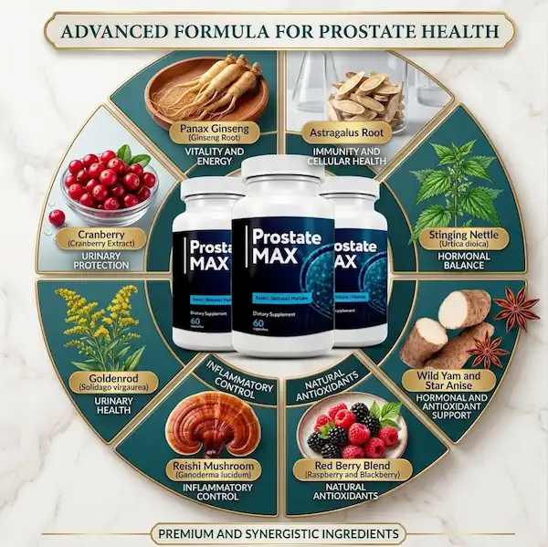 Ingredientes Naturales de Prostate Max