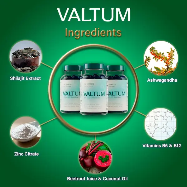Ingredientes Naturales de Valtum